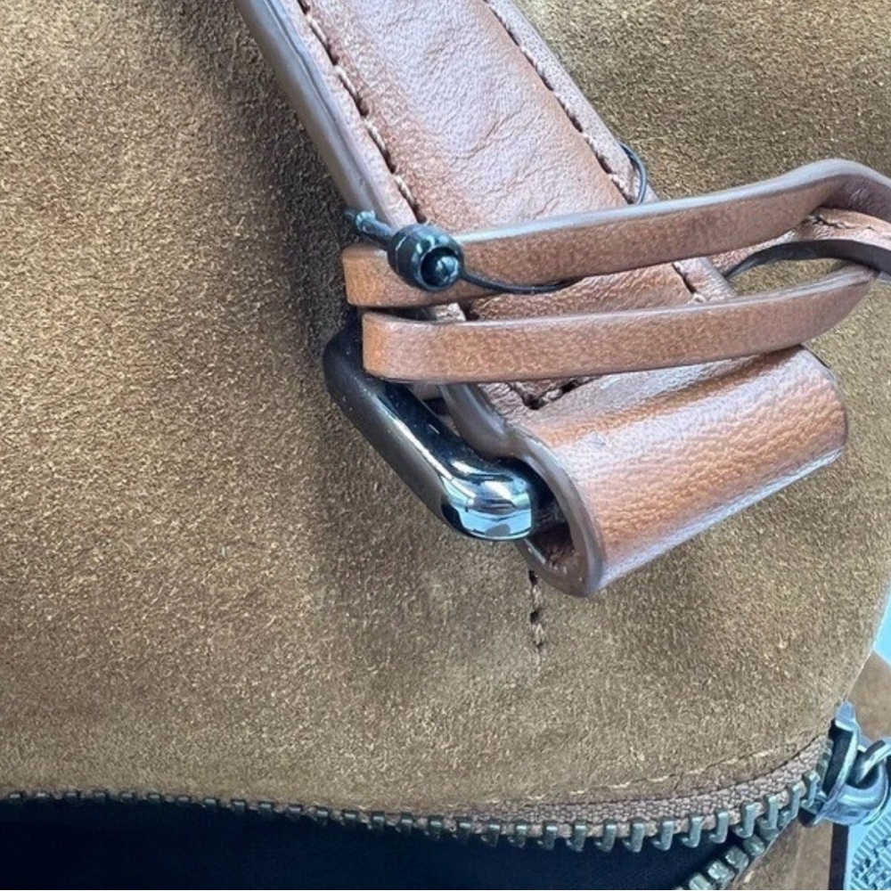 Marc by Marc Jacobs Camel Suede Weekender Bag - Rare Find NWOT - Picture 4 of 13